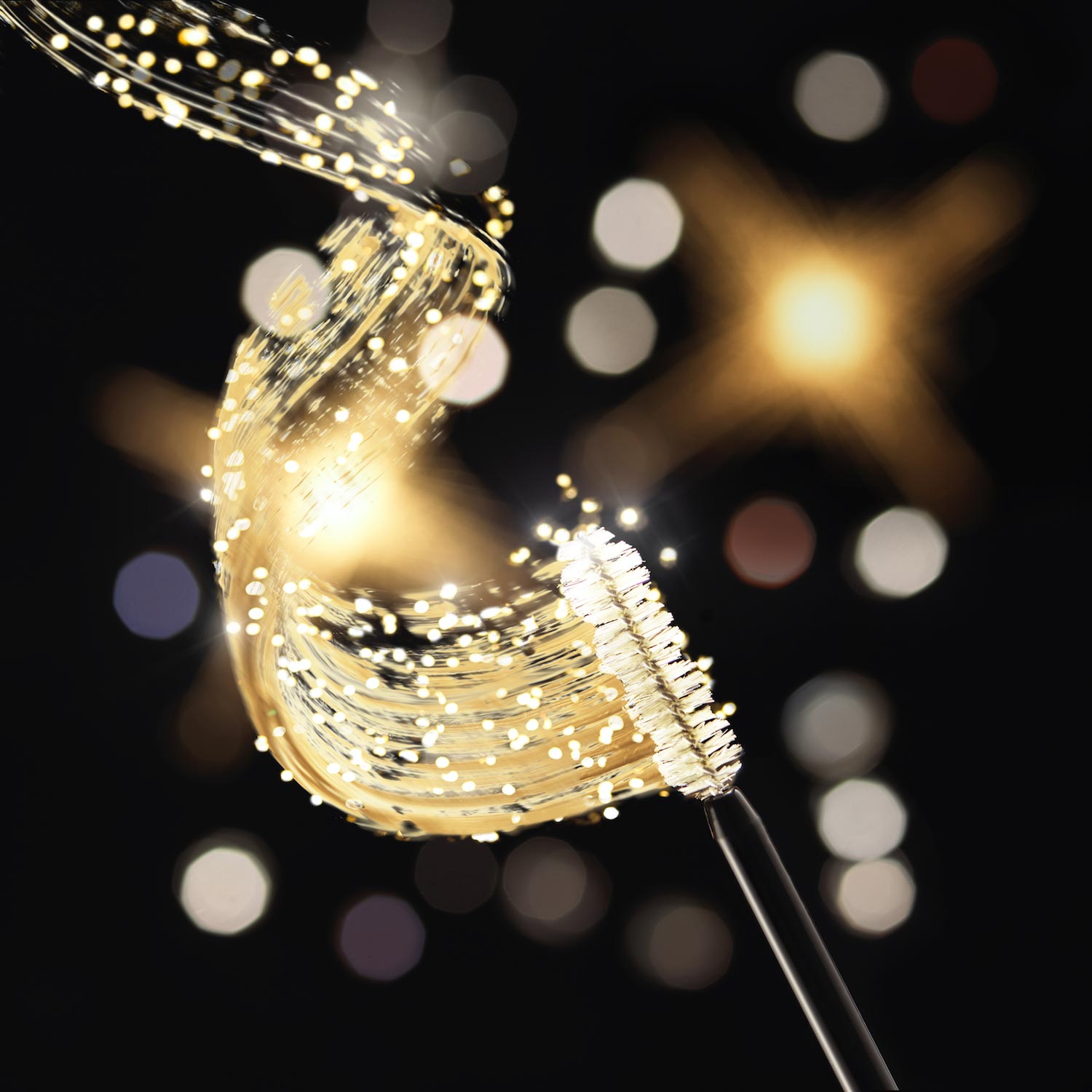 makeup beauty mascara magic sparkle light trail bokeh ping bling